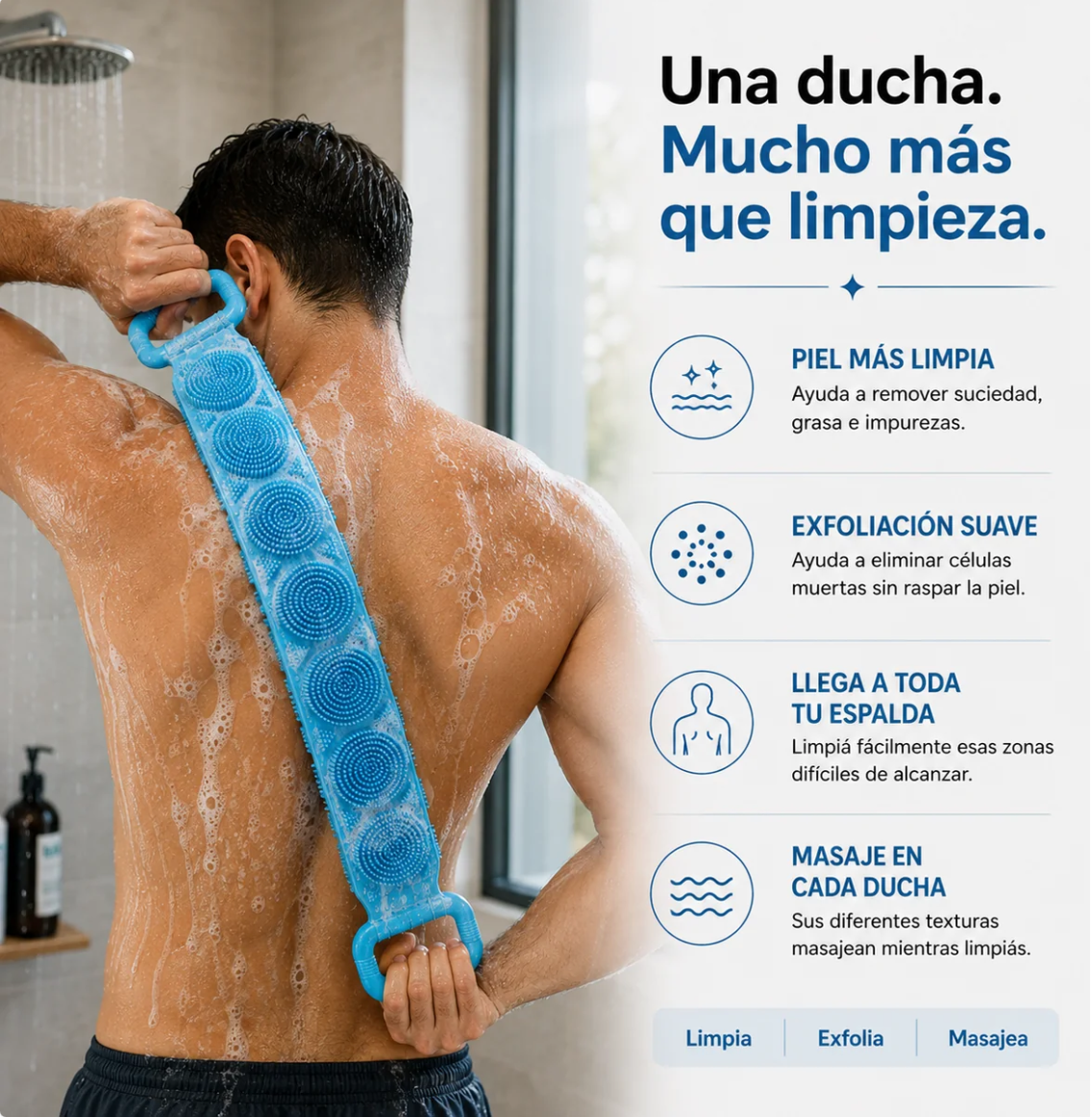 Cepillo exfoliante