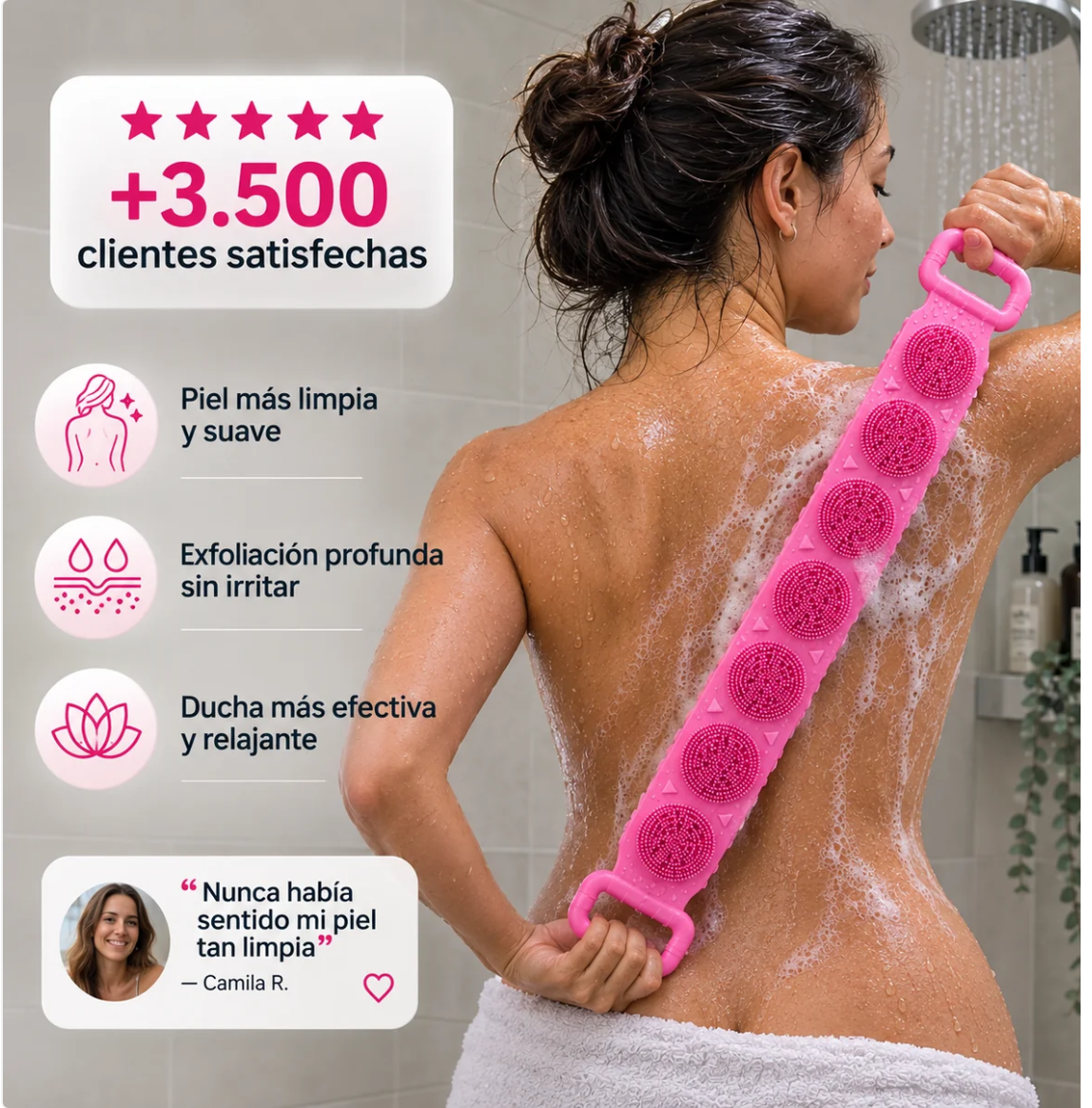 Cepillo exfoliante