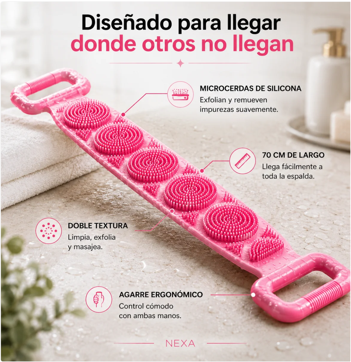 Cepillo exfoliante